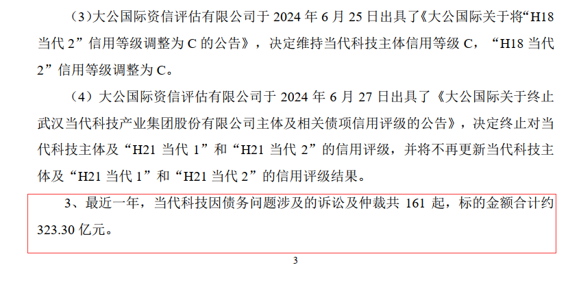 曾经入选中国民企500强、巅峰期资产总额逾千亿元  明星鄂企当代集团被申请破产重整 第2张